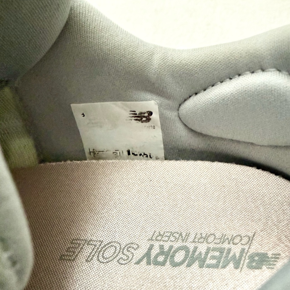New Balance Gray and Pink Cross Training Sneakers - Picture 9 of 10